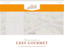 Tablet Screenshot of chefgourmet.com.ar
